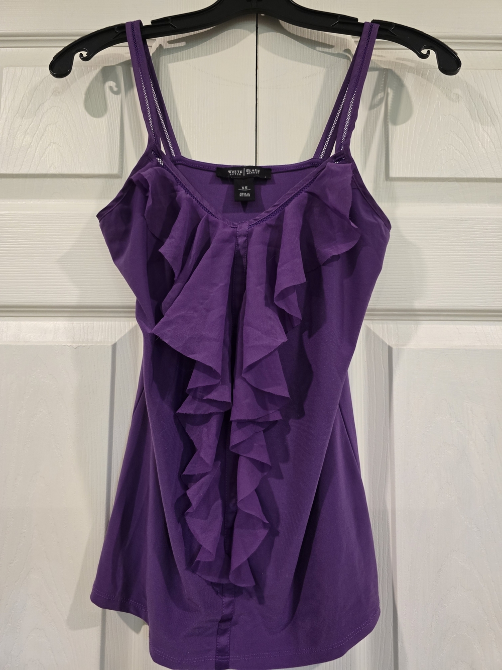 White House Black Market Purple V-Neck Camisole